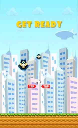Flappy Super Hero - Adventure Game of Bat Suit Fly 1