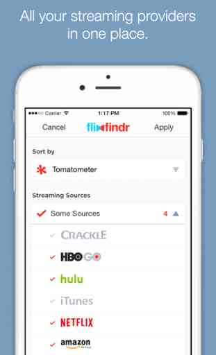 Flixfindr - search streaming movies 1