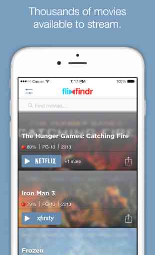 Flixfindr - search streaming movies 2