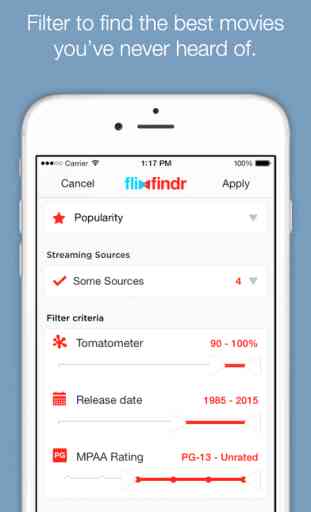 Flixfindr - search streaming movies 3