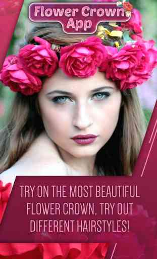 Flower Crown App Bride Fashion Floral Hairstyles 1