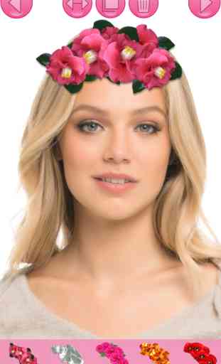 Flower Crown App Bride Fashion Floral Hairstyles 3
