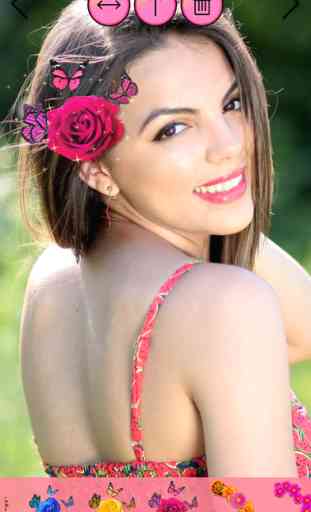 Flower Crown Beauty Photo Editor Wedding Hairstyle 2