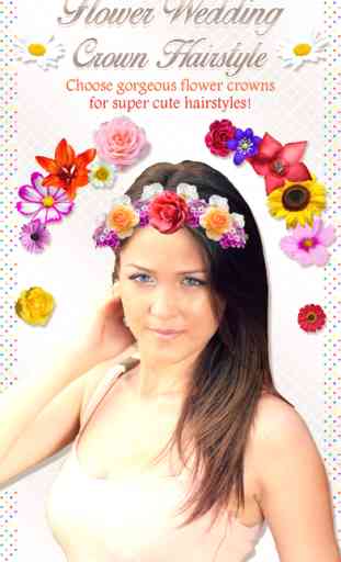 Flower Wedding Crown Hairstyle Cool Photo Editor 1