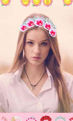 Flower Wedding Crown Hairstyle Cool Photo Editor 3