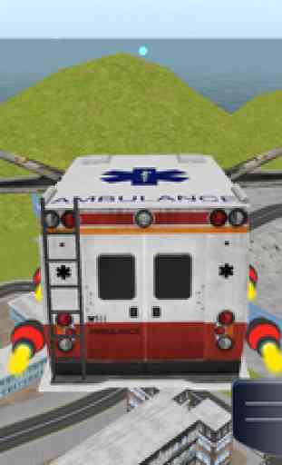 Flying Ambulance Driving 3d simulator 4