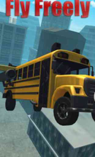 Flying Car Simulator 3D: Stunt Bus 1