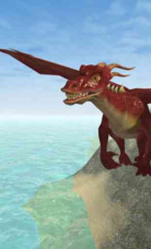 Flying Dragon Simulator Free: Fire Drake Blaze 1