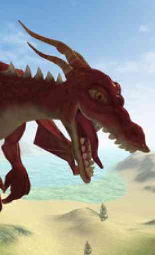 Flying Dragon Simulator Free: Fire Drake Blaze 3