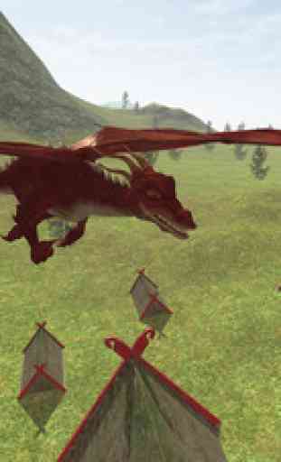 Flying Dragon Simulator Free: Fire Drake Blaze 4
