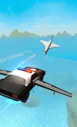 Flying Police Car Driving Simulator Free: Criminal Craft Chase 1