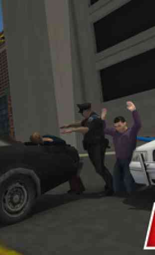 Flying Police Car Simulator & Cop driver games 4