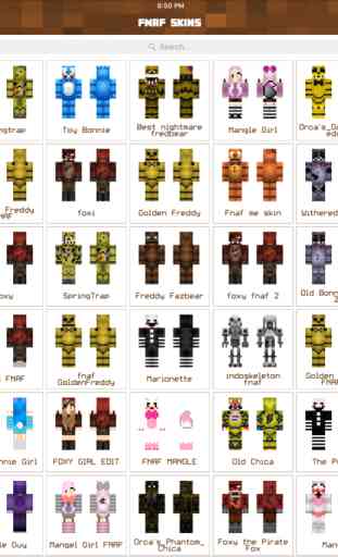 FNAF Skins - Cute Skins for Minecraft PE & PC 4