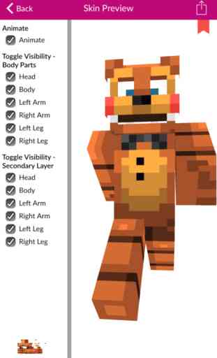 FNAF Skins - Skins for Minecraft PE & PC Edition 3