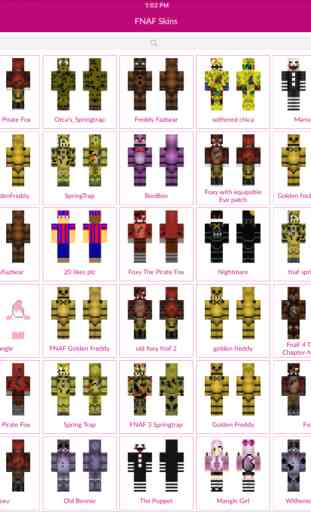 FNAF Skins - Skins for Minecraft PE & PC Edition 4