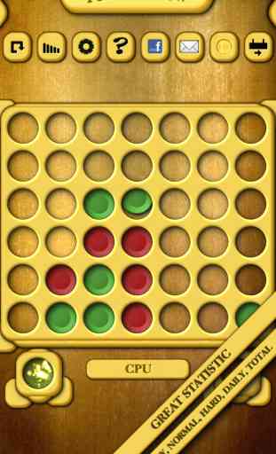 Four In A Row [ HD ] Free - Logic Puzzle Line Game for iPad & iPhone 3