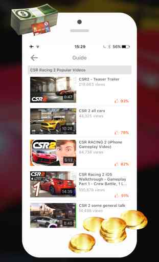 Free Cheats for CSR Racing 2 - Cars Stats, Free Gold and Walkthrough 3