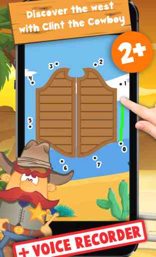 Free Kids Puzzle Teach me Tracing & Counting with Cowboys and Indians: Draw your own adventure and experince the cool wild west 1