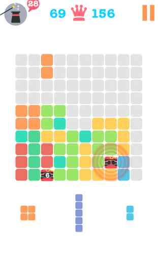 Free to Fit: 10/10 color block puzzle logic stack dots (Perfect two cube version) 3