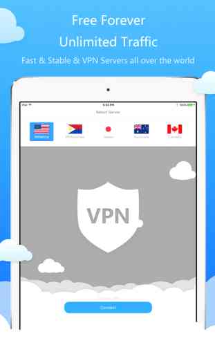 Free VPN by Cloudwall - Unlimited anonymous proxy, privacy defender, protect WiFi hotspot security 3