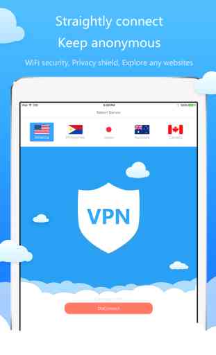 Free VPN by Cloudwall - Unlimited anonymous proxy, privacy defender, protect WiFi hotspot security 4
