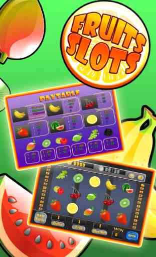 Fruit Slots - Match the Cherry, Orange, Strawberry, Banana and Win Big (Top Slot Machine Games) 2