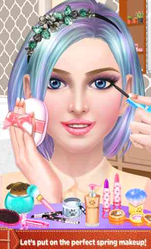 Fun with Pets: BFF Beauty Salon Day - Spa, Makeup & Dressup Makeover Game for Girls 3