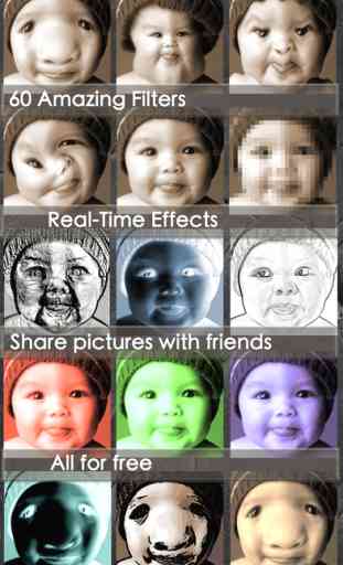 Funny Camera - Free photo booth effects live on camera+ pic editor +picture collage + cool photo effects 1