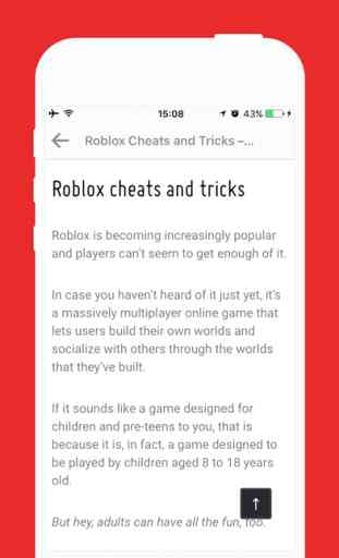 Free Cheats for Roblox - Free Robux Guide 1