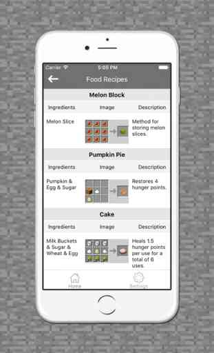 Free Crafting Guide for Minecraft Pocket Edition 2
