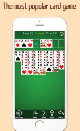 FreeCell Solitaire - Snap Cards to 4 Merged Up Stack 2