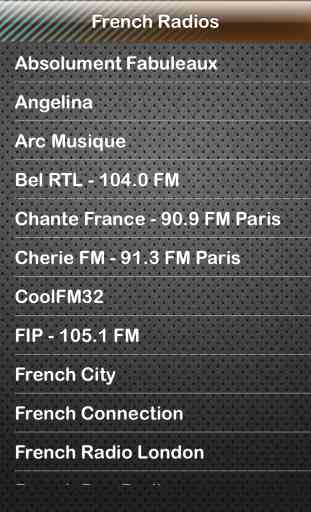 French français Radios 1