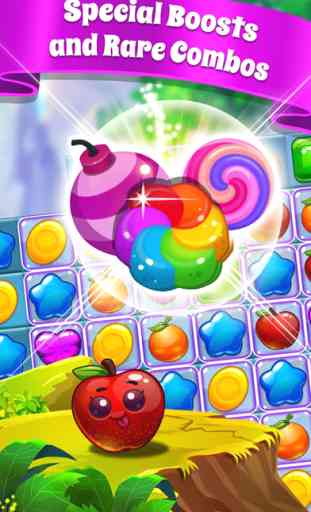 Fruit Swipe Tap Match Free-Best Fruits Puzzle Game 4