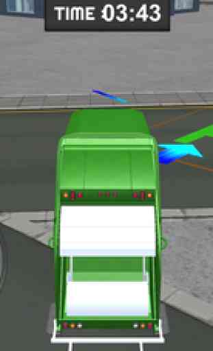 Garbage Truck Driver parking 3d Simulator- real city hero clean city 3