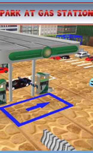 Gas Station Car Parking Simulator 2016 – New Free Crazy Patrol Pump Park Madness 3