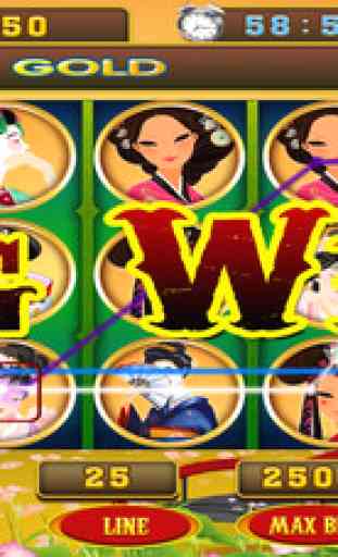 Geisha Casino - Play Free Slot Machines - Bet & Win Fun Slots Games! 2