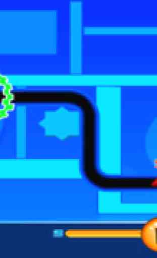 Geometry Shape Pipe Dash -  Stay in the Ring Line Reaction Runner FREE 3