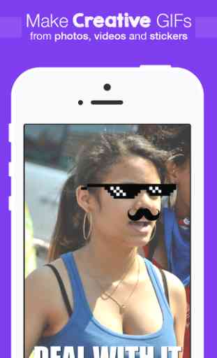 GifLab Free Gif Maker- Add inventive stickers to depict hilarious moments 1