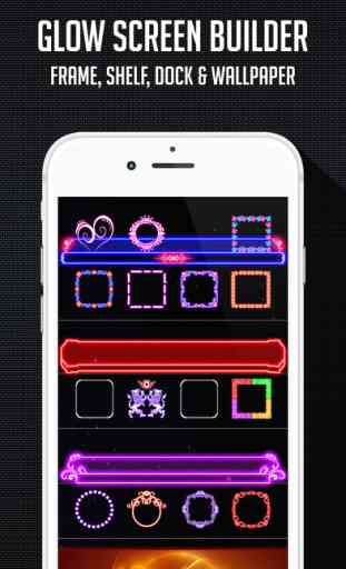 Glow Wallpapers Creator & Lock Screen Themes with Icons, Shelves, Docks & Backgrounds 1