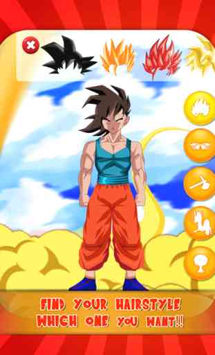 Goku DBZ Hero Dress-Up - Create your Own Super Saiyan Dragon-Ball Z Edition 3