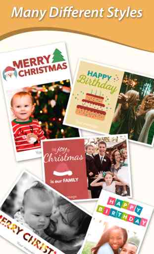 Greeting Ecards - Free Birthday, Christmas, Anniversary, Friendship and Love Photo Cards Maker 1