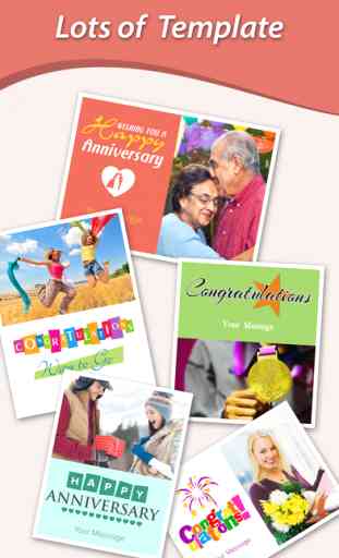 Greeting Ecards - Free Birthday, Christmas, Anniversary, Friendship and Love Photo Cards Maker 2