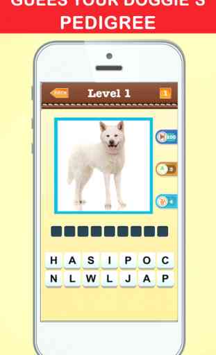 Guess Puppy & Dog Breeds Photo Quiz - Watch Pet Doggie,Cute Pup or Hound Dog Pics & Answer Breed Names,Word Fun! 3
