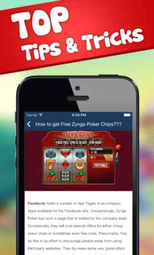 Guide: Free Chips for Zynga Poker - Texas Holdem: Free Vegas Casino Card Edition 1