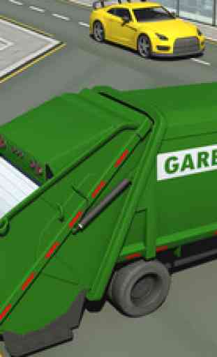 Garbage Truck Driving parking 3d simulator Game 1