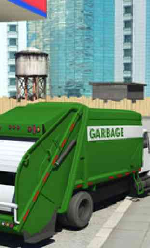 Garbage Truck Driving parking 3d simulator Game 3