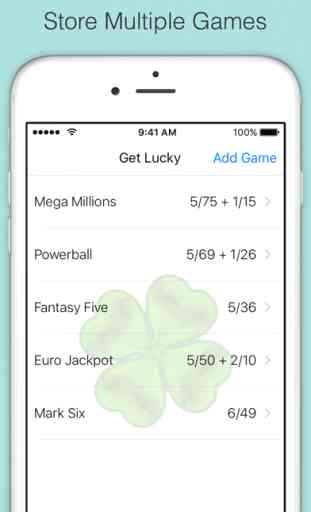 Get Lucky Free, Lottery Number Generator 1