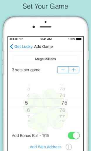 Get Lucky Free, Lottery Number Generator 2