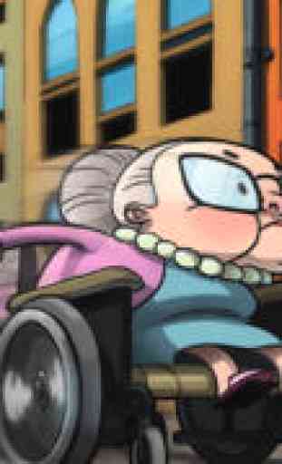 Getaway Granny - Free Angry Racing Gran Skateboard Run Edition 1