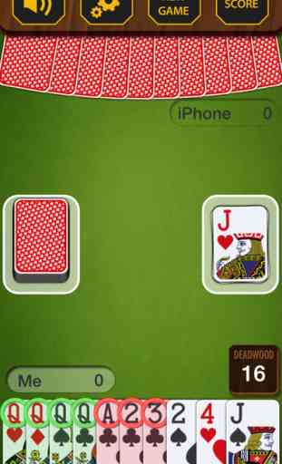 Gin Rummy for iPhone 1